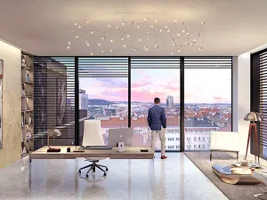 Pronájem kanceláře, Praha - Nusle, Na Pankráci, 1100 m2