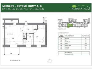 Pronájem bytu 2+kk, Mikulov, Bezručova, 76 m2