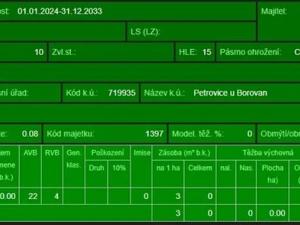 Prodej lesa, Mladošovice, 12064 m2