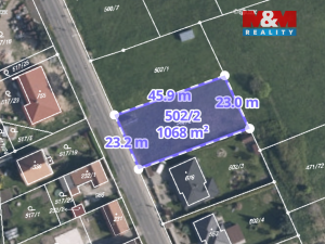 Prodej pozemku pro bydlení, Kly, 1068 m2