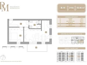 Prodej bytu 2+kk, Lipník nad Bečvou, Mánesova, 50 m2