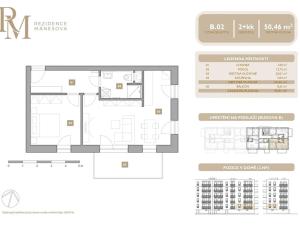 Prodej bytu 2+kk, Lipník nad Bečvou, Mánesova, 50 m2