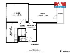 Prodej bytu 2+1, Ostrava - Hrabůvka, Klegova, 54 m2