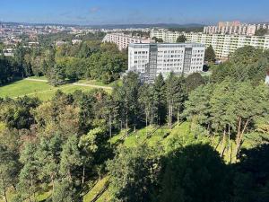 Pronájem bytu 1+kk, Brno - Lesná, Halasovo náměstí, 21 m2