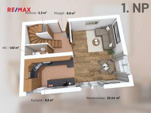 Prodej bytu 4+kk, Velké Přílepy, Sportovní, 98 m2