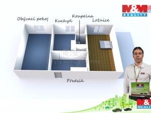 Prodej bytu 2+1, Plzeň - Bolevec, Komenského, 60 m2