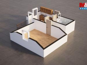 Pronájem bytu 1+kk, Plazy, 30 m2