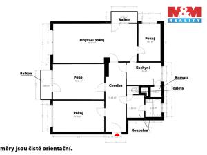 Prodej bytu 4+1, Klatovy - Klatovy IV, U Slunce, 102 m2