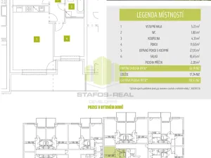 Pronájem bytu 2+kk, Olomouc, Janského, 59 m2