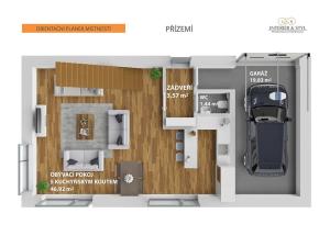 Pronájem rodinného domu, Přezletice, Školní, 120 m2