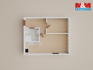 Prodej bytu 2+kk, Teplice - Trnovany, Trnovanská, 43 m2