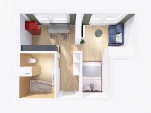 Pronájem bytu 1+1, Praha - Jinonice, Peroutkova, 30 m2