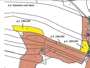 Prodej lesa, Kamenice nad Lipou, 5521 m2