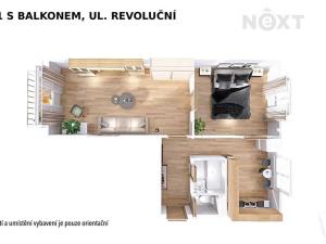 Prodej bytu 2+1, Šumperk, Revoluční, 55 m2