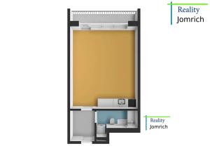 Pronájem bytu 1+kk, Liberec, Na Perštýně, 42 m2