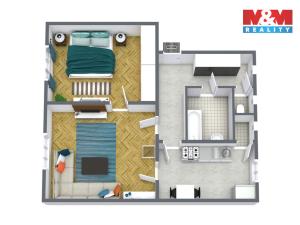 Prodej bytu 2+1, Horní Slavkov, Poštovní, 61 m2