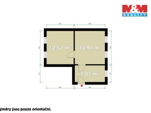 Prodej chaty, Zemětice - Chalupy, 33 m2