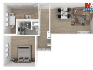 Prodej bytu 2+1, Plzeň - Lobzy, Ke Kukačce, 55 m2