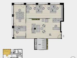 Pronájem kanceláře, Praha, 117 m2