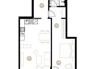 Pronájem bytu 2+kk, Praha - Smíchov, Holečkova, 78 m2