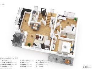 Prodej rodinného domu, Mikulov, Dukelská, 170 m2