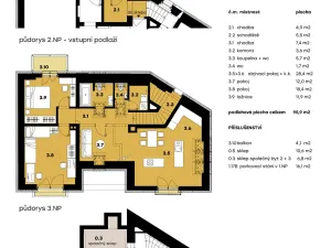 Prodej bytu 3+kk, Všenory, Květoslava Mašity, 96 m2