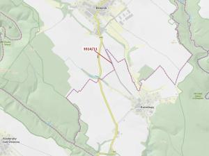 Dražba pozemku, Březník, 488 m2