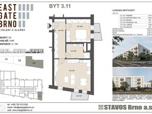 Prodej bytu 2+kk, Brno, Řípská, 63 m2