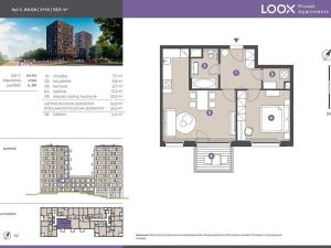 Pronájem bytu 2+kk, Praha - Prosek, Litoměřická, 54 m2