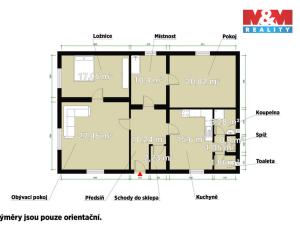 Prodej rodinného domu, Těškov, 110 m2