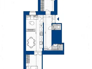 Prodej bytu 3+kk, Praha - Nové Město, Legerova, 72 m2