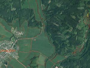 Prodej pole, Chvalšiny, 1158 m2