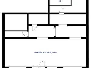 Pronájem obchodního prostoru, Humpolec, Jana Zábrany, 168 m2