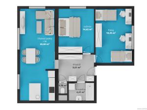 Prodej bytu 3+kk, Veleň, U Sluh, 77 m2