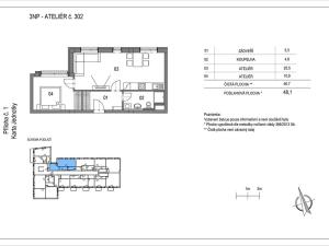 Prodej bytu 2+kk, Brno, Na pískové cestě, 48 m2