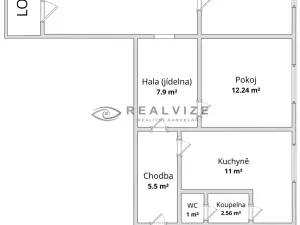 Prodej bytu 3+1, Tábor, Helsinská, 73 m2