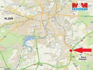 Pronájem komerčního pozemku, Plzeň - Černice, 3600 m2