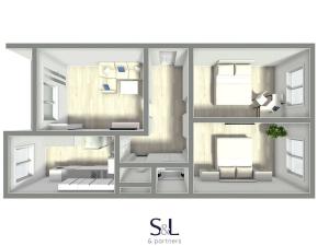 Pronájem bytu 3+1, Česká Lípa, Šluknovská, 74 m2