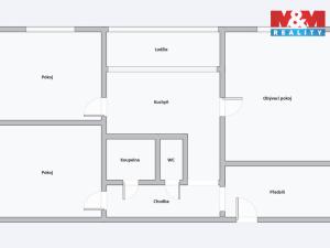 Prodej bytu 3+1, Karlovy Vary, U Koupaliště, 70 m2