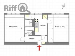 Prodej bytu 2+1, Slavkov u Brna, sídliště Nádražní, 58 m2