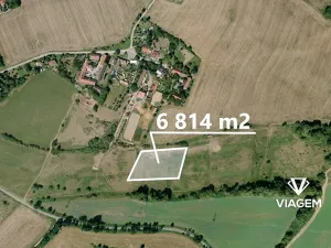 Prodej pole, Praha - Lipence, 6814 m2