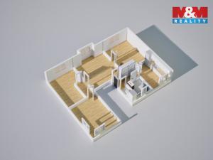 Pronájem bytu 4+1, Ústí nad Labem - Bukov, Nedbalova, 89 m2