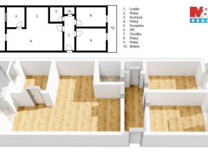 Prodej bytu 4+kk, Olomouc - Nové Sady, Rokycanova, 141 m2