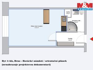 Prodej bytu 1+kk, Brno - Řečkovice, Horácké náměstí, 24 m2