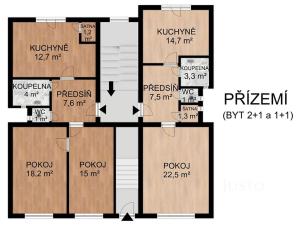 Prodej vícegeneračního domu, Písek, Harantova, 454 m2