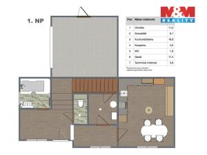 Prodej rodinného domu, Pesvice, 111 m2