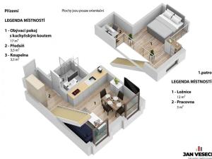 Prodej bytu 1+kk, Praha - Nové Město, Štěpánská, 39 m2