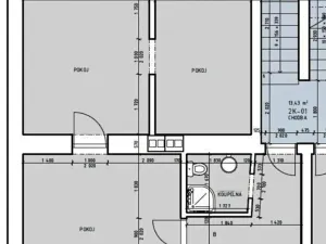 Pronájem bytu 3+1, Miroslav, 61 m2