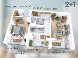 Prodej bytu 2+1, Kladno, Jaroslava Foglara, 52 m2