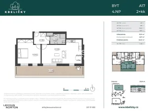 Prodej bytu 2+kk, Praha - Kbely, Hůlkova, 64 m2